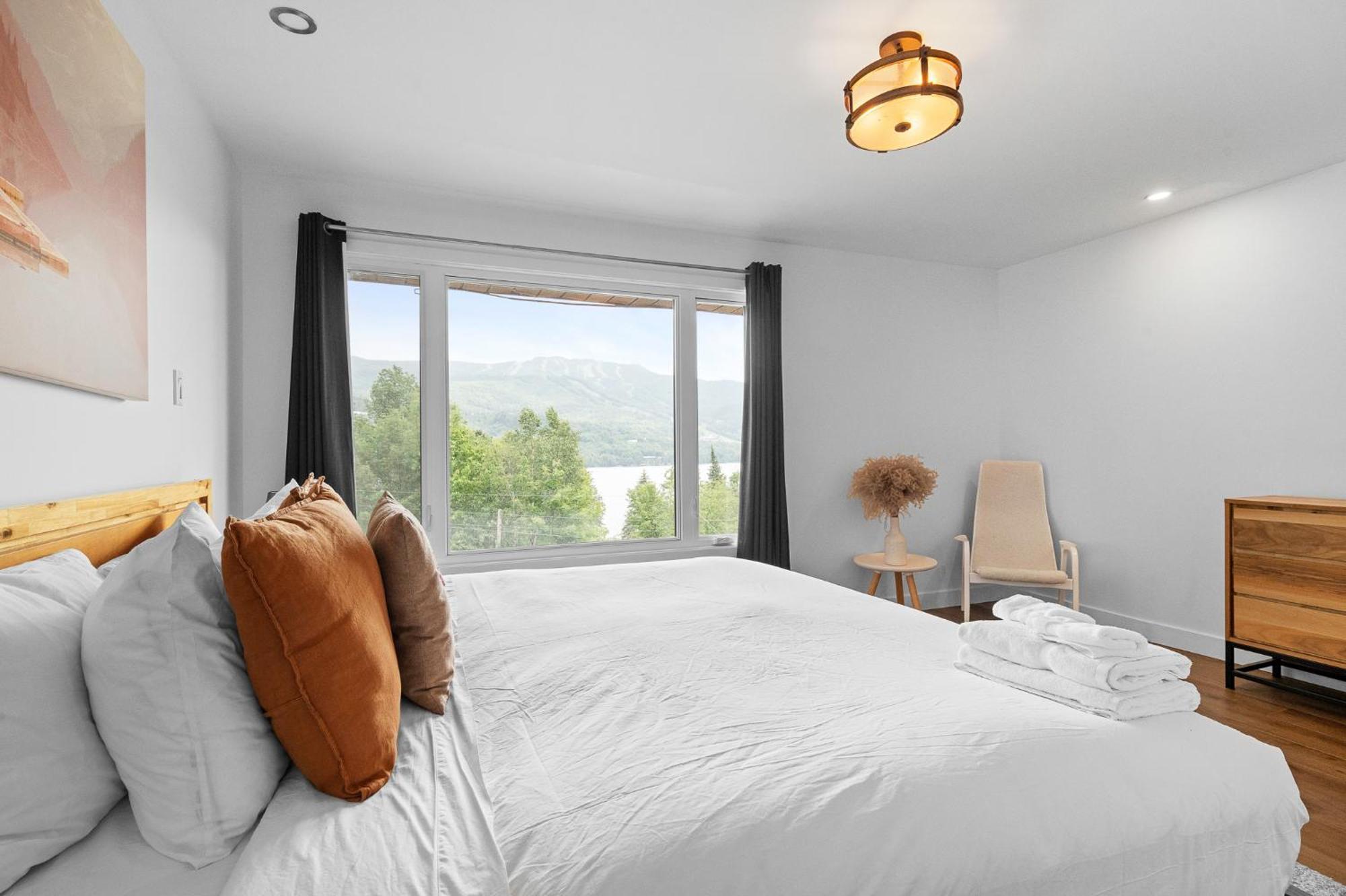 Modern Warm Condo With Views Of Mont Tremblant Buitenkant foto